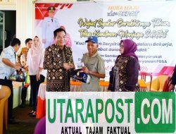 Rayakan Ulang Tahun ke-62, Bupati Muba Berbagi Sembako dengan Warga Babat Toman