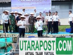 Pemkab Banyuasin dan Lapas Kelas IIA Banyuasin Panen Ikan dan Sayur Bersama