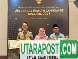 Perluas Cakupan BPJS Gratis Bagi Warga, Bupati OKI Raih UHC Award 2026