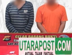 Bekuk Residivis dan Pemuda 18 Tahun di Karang Bagu, Polisi Sita 8,54 Gram Sabu