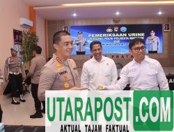 Komitmen Bersih Narkoba, Seluruh Personel Polresta Mataram Jalani Tes Urine Bersama BNN