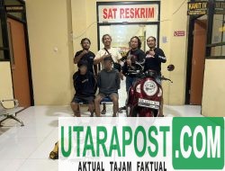 Dua Pelaku Spesialit Curi Tembaga SUTT di Tangkap Tim Puma Polres Lombok Utara