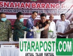Musnahkan Barang Bukti Perkara, Kejari OKI Catat PNBP Senilai Rp1,23 Miliar
