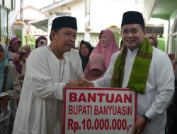 Safari Ramadhan di Kenten, Bupati Askolani Ungkap PDAM Banyuasin Akan Segera Direvitalisasi