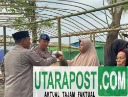 Ditpolairud Polda NTB Bagikan Takjil kepada Nelayan di Pantai Gading Mataram
