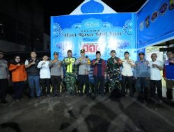 Bupati Askolani Bersama Kapolres serta Dandim Pantau Langsung Lalin di Sejumlah Titik Strategis‎ Banyuasin