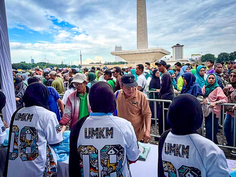Kupon Belanja Ringankan Beban Warga Pascalebaran, Masyarakat Apresiasi Bazar dan Hiburan Rakyat di Monas