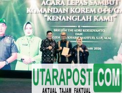 Perkuat Harmoni TNI dan Pemerintah Daerah, Bupati Muba Hadiri Lepas Sambut Danrem 044/Gapo