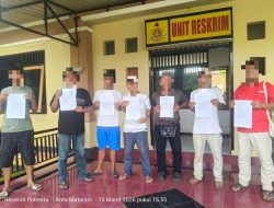 Jelang Lebaran dan Nyepi, 8 Calo Tiket dan Preman di Terminal Mandalika Diamankan Polresta Mataram