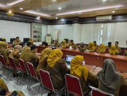 Sekda Banyuasin PimpinRakor Evaluasi Monitoring Program Strategis Nasional 