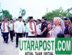 Tarhib Ramadhan Bamukoi Berbagi, Bupati Toha Serahkan Sertifikat Lahan dan Bantuan Sembako