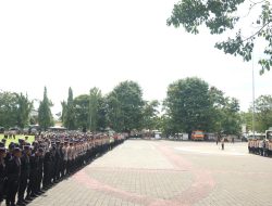 Jelang Takbiran, Ratusan Personel Gabungan Siap Amankan Pawai di Mataram