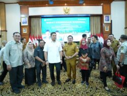 Bahas Mitigasi Kekeringan Lahan Pertanian, Bupati Askolani Ikuti Rakornas Bersama Mentan RI