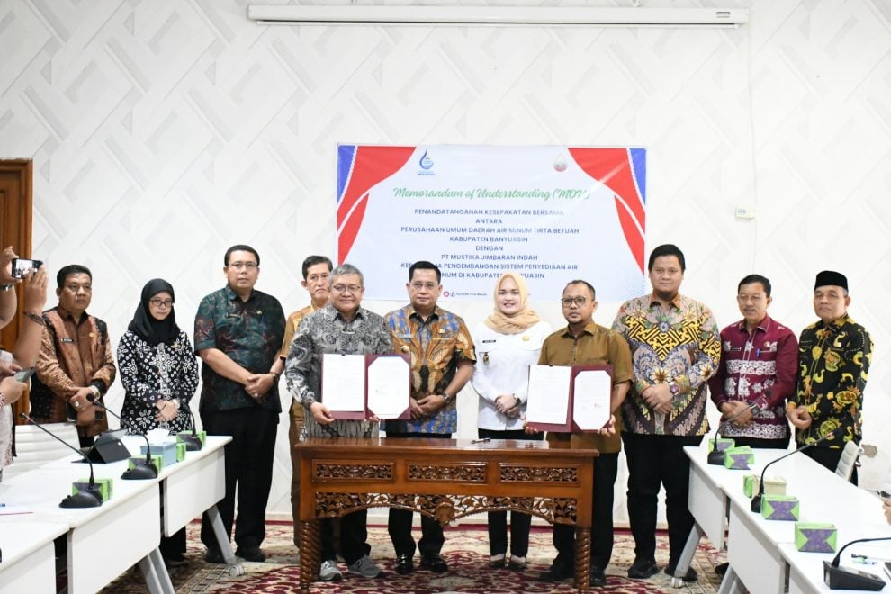 Lewat Kerja Sama dengan PT MJI, Bupati Askolani Dorong Percepatan Layanan Air Minum di Banyuasin