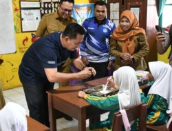 Bupati Banyuasin Tinjau Program MBG di SDN 1 Kedondong Raye