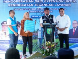 Sinergi Pemprov dan Pemkab Banyuasin, Resmikan Grid Extension PLN demi Terangi Pelosok Desa