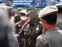 Wabup Banyuasin Hadiri Upacara Peringatan HUT Damkar, Satpol PP, dan Satlinmas Tingkat Nasional
