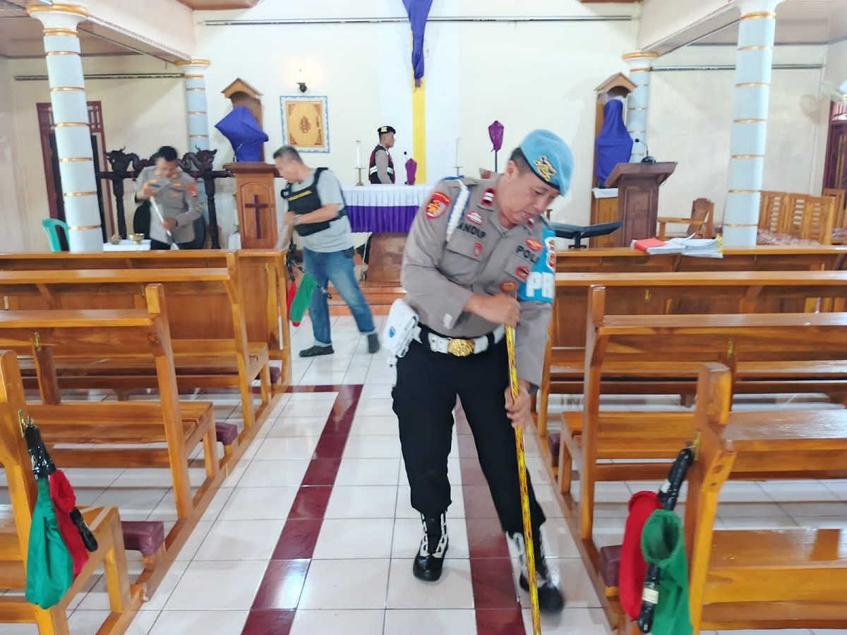 Jelang Hari Raya Paskah, Polres Musi Rawas Gelar Program “BELIDA” di 10 Gereja