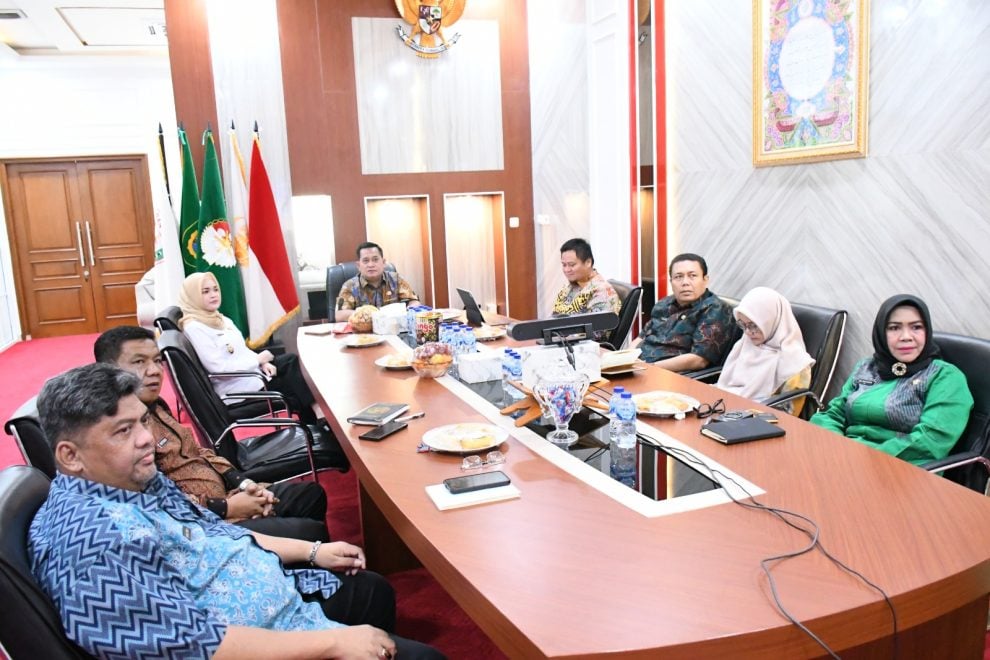 Entry Meeting Via Zome, Askolani: Kunci Sukses Banyuasin Disiplin Anggaran, Belanja Berkualitas, dan Transparan