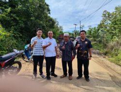 Akses Nyaris Terputus, Pemkab Muba Tanggap Darurat Pulihkan Jalan Sungai Keruh