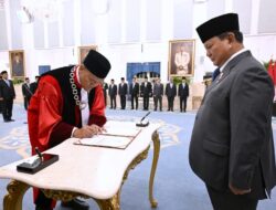 Dilantik jadi Hakim Konstitusi, Liliek Prisbawono Adi Tegaskan Komitmen Junjung Integritas Kawal Konstitusi Bangsa