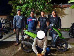 Dalam Waktu Singkat Curanmor di Puskesmas Senaru Terungkap, Polsek Bayan Ringkus Pelaku Bersama Barang Bukti
