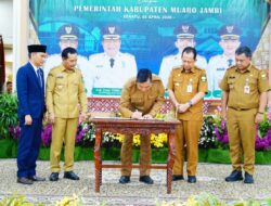 Perkuat Sinergi Antar Daerah, Kesepakatan Bersama Muba dan Muaro Jambi Diteken