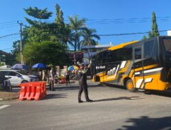 Polda NTB Kawal Keberangkatan Jamaah Haji Kloter 13 Asal Lombok Utara