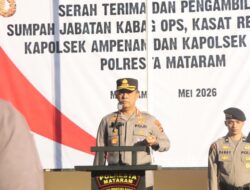 Pimpin Sertijab Sejumlah Pejabat Strategis, Kapolresta Mataram Tekankan Adaptasi dan Profesionalisme