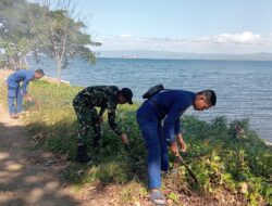 Sinergitas TNI/Polri Bersihkan Lingkungan Desa Calabai, Wujud Kepedulian Terhadap Kebersihan dan Kesehatan Lingkungan