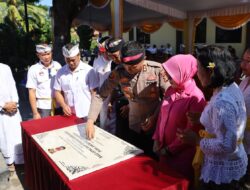 Hadirkan Ruang Ibadah Representatif sekaligus Perkuat Nilai Toleransi dan Inklusivitas, Kapolres Lombok Utara Resmikan Bale Gong Pura Amertha Giri Rinjani