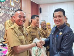 Pemkab Muba Salurkan Cadangan Pangan untuk Lima Desa Rentan Rawan Pangan
