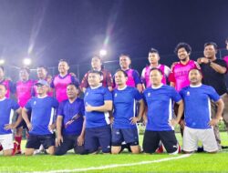 Jelang Porwada  PWI Nusa Tenggara Barat 2026, PJU Polda NTB Gelar Laga Persahabatan Mini Soccer dengan Insan Pers