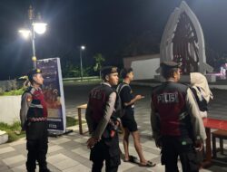 Sasar Jalur Udayana, Patroli Malam Polda NTB Cegah Kejahatan dan Kenalkan Layanan Call Center 110