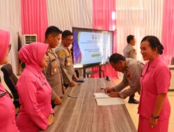 Gelorakan Bebas Jeratan Narkotika, Kapolres Lombok Utara Bersama Jajran Tandatanganani Fakta Integritas