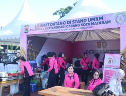 UMKM Binaan Polresta Mataram dan Bhayangkari Ramaikan Bazar Hari Bhayangkara ke-80 Polda NTB