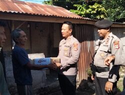 Sentuhan Kasih di Hari Bhayangkara, Polsek Mataram Ringankan Beban Warga Kurang Mampu di Lingkungan Petemon