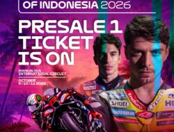 Tiket Early Bird Sold Out, ITDC Buka Penjualan Presale 1 Tiket Pertamina Grand Prix of Indonesia 2026