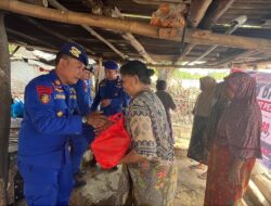 Dalam Rangka HUT Ke-80 Polri, Ditpolairud Polda NTB Salurkan Bansos Kepada Masyarakat Pesisir