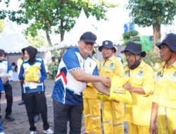 CFD bersama Warga, Wakapolda NTB Menyapa dan Bagikan Paket Sembako Untuk Masyarakat Penerima Manfaat