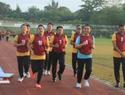 Jaga Kebugaran dan Soliditas, Polresta Mataram Gelar Kesamaptaan Jasmani Semester II 2026