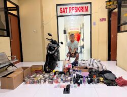 Beraksi di 22 Lokasi di Lombok, Mantan Maintenance Retail Modern Diringkus Tim Puma Polres Lombok Utara
