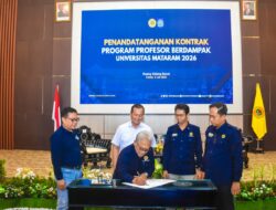 Sukseskan Program Desa Berdaya dan Profesor Berdampak, Gubernur NTB Teken MoU dengan Unram
