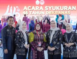 Hadiri HUT ke-46 Dekranas di Makasar, Patimah Toha: Siap Dukung Sumsel Jadi Tuan Rumah Nasional