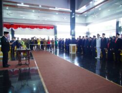 Perkuat Tata Kelola Pemerintahan, Bupati Muba Lantik 203 Pejabat dan Kukuhkan Nomenklatur Baru