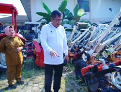 Muba Perkuat Dukungan Program Strategis Nasional, Bupati Toha Tinjau Bantuan Alsintan Kementan RI