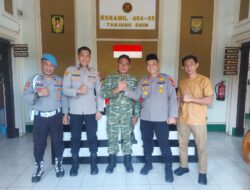 Perkuat Sinergitas, Kapolsek Lawang Kidul Silaturahmi dengan Danramil 405-05 Tanjung Enim
