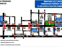 Parade Atlet PORPROV XII NTB, Jalan Pejanggik Ditutup Sementara Kamis Siang