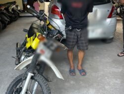 Gasak Motor di Kosan, Kurang Dari 12 Jam Polsek Mataram Berhasil Ringkus Pelaku