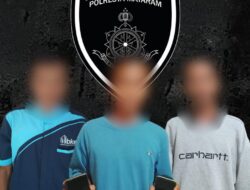 Kasus Pencurian HP  yang Sempat Mandek Akhirnya Terungkap, Tim URC Polresta Mataram Amankan Tiga Pria